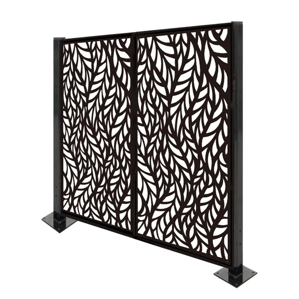Porpora 4.5 ft. H x 4.5 ft. W Metal Privacy Screen Wayfair